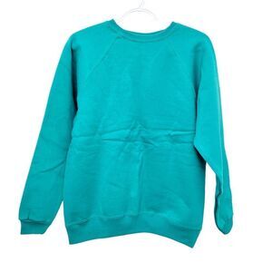 2/$20 Y2K Plain Green Crewneck Sweatshirt TopSize: M